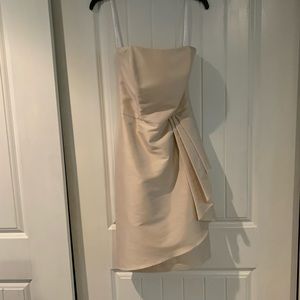 Alfred Sun D592 Champagne Bridesmaid Dress